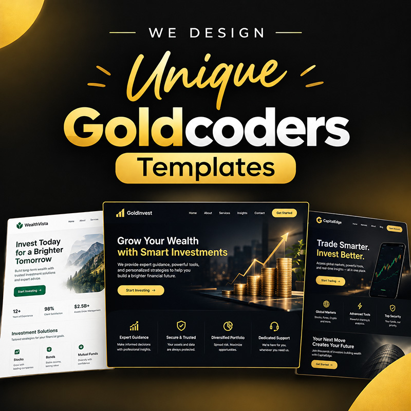 Unique Goldcoders Templates