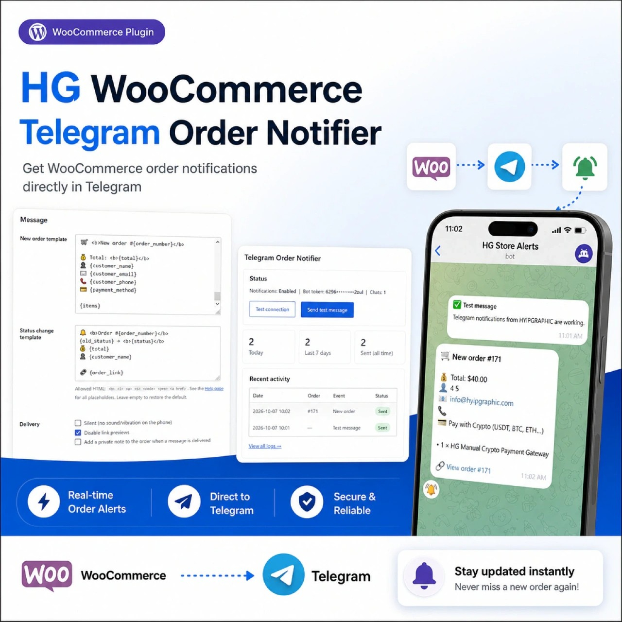 HG WooCommerce Telegram Order Notifier